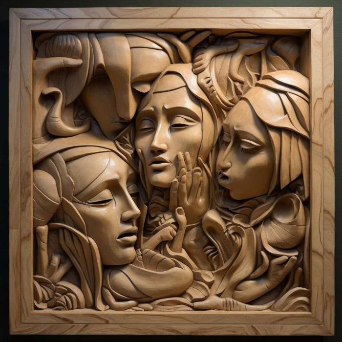 نموذج ثلاثي الأبعاد لآلة CNC 3D Art 